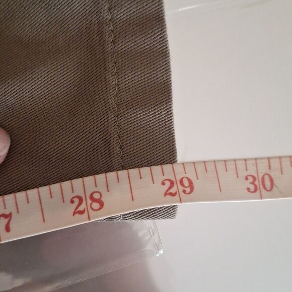 DKNY Womens Cargo Pants Olive Wide Leg Pull On Soft Flowy Relaxed Fit Career XL - Picture 12 of 13